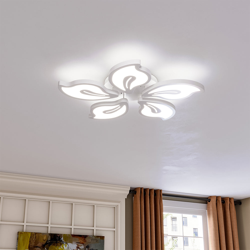 مصباح سقف Petal Modern LED قابل للتعتيم/غير قابل للتعتيم (الإصدار A)