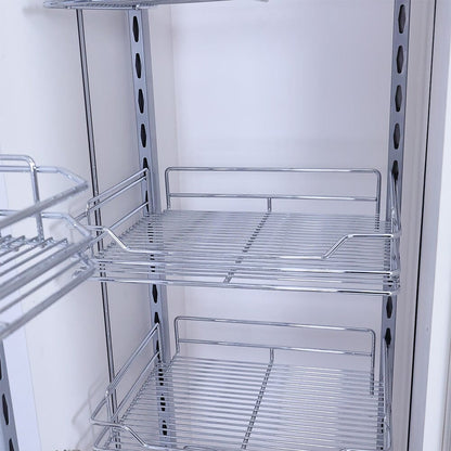Tall Tandem Metal Pull Out Pantry 6 Shelves