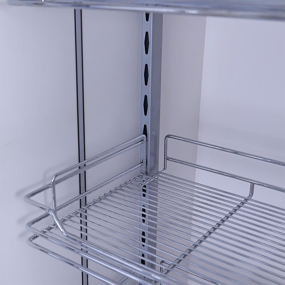 Tall Tandem Metal Pull Out Pantry 6 Shelves