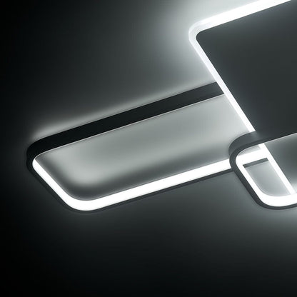 Modern Rectangular LED Ceiling Light Flush Mount