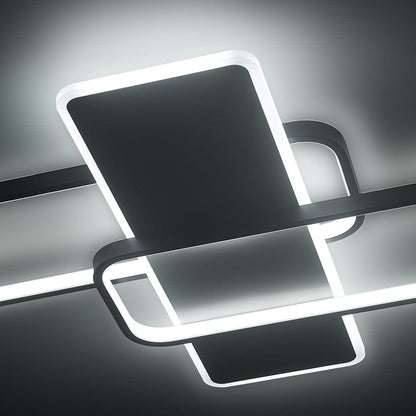 Modern Rectangular LED Ceiling Light Flush Mount