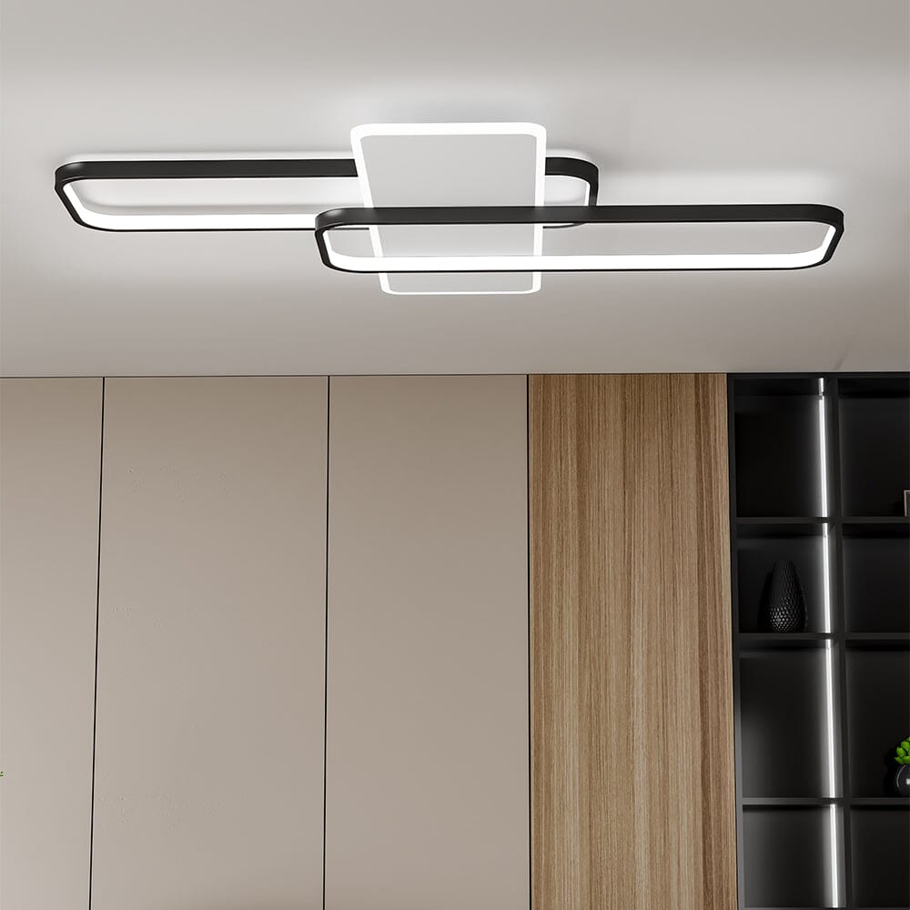 Modern Rectangular LED Ceiling Light Flush Mount
