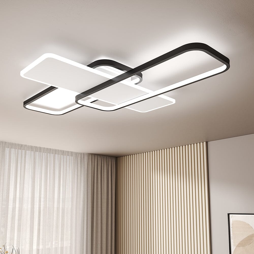 Modern Rectangular LED Ceiling Light Flush Mount