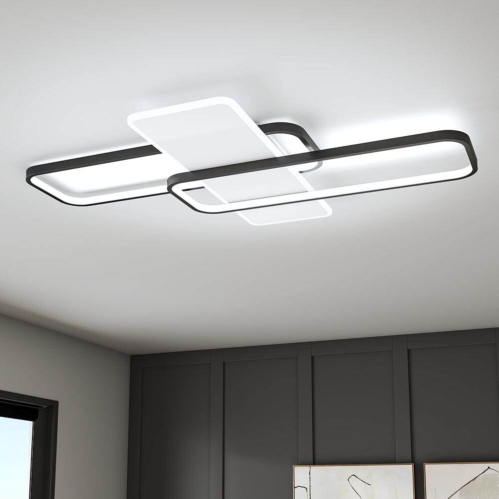 Modern Rectangular LED Ceiling Light Flush Mount