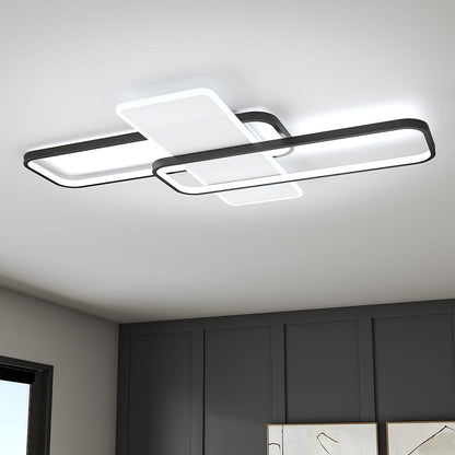 Modern Rectangular LED Ceiling Light Flush Mount