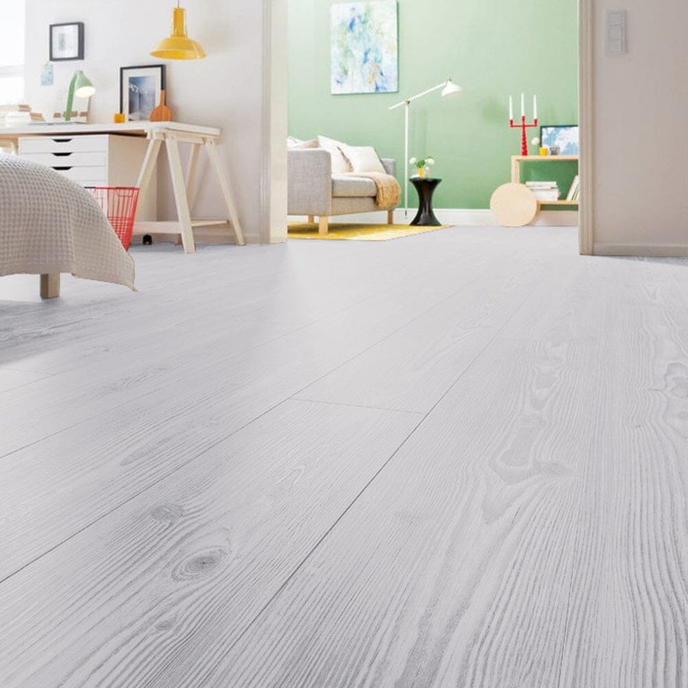 7 Pcs Rustic Style Wood Grain PVC Flooring
