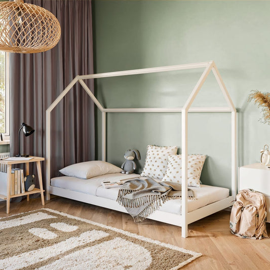 Nuneaton Wooden Single House Bed Lucky