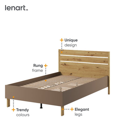 Lenny LY-08 Bed Frame [EU Small Double]