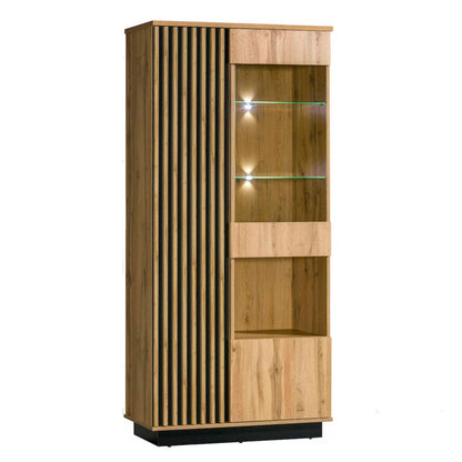 Lamelo LA3 Tall Display Cabinet 90cm