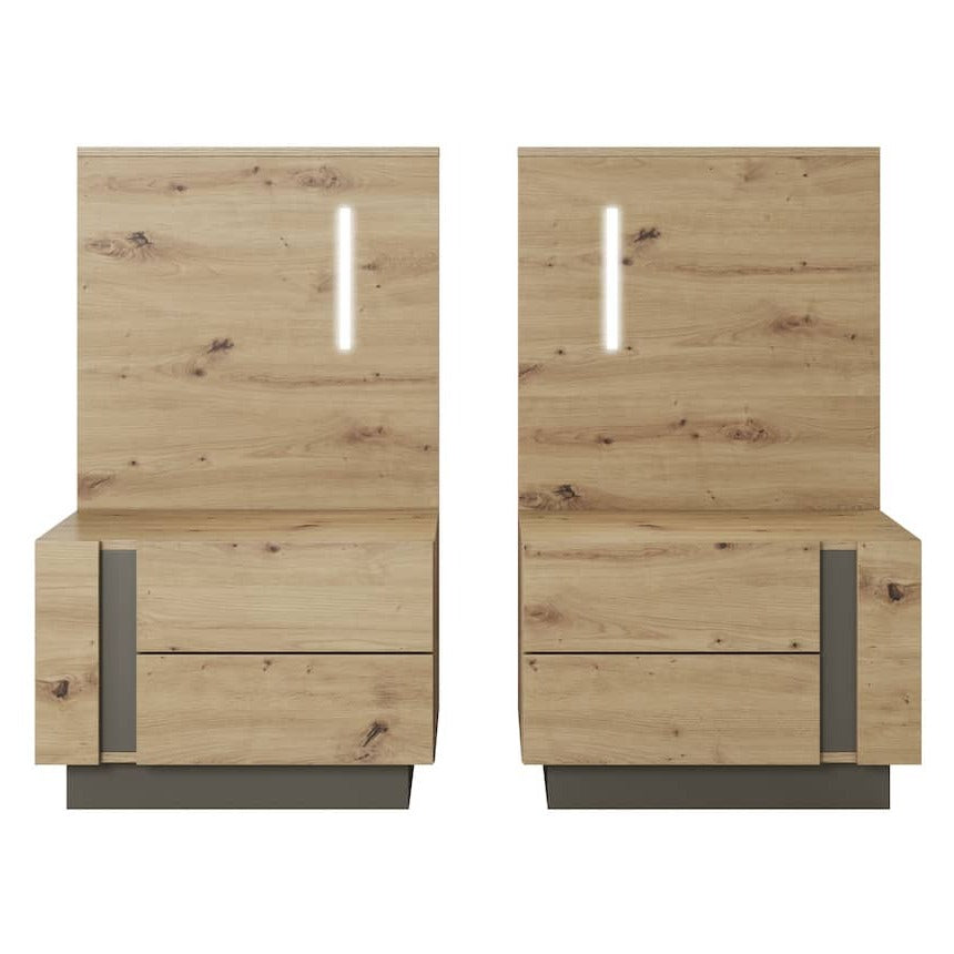 Arco Bedside Cabinets 60cm [Set Of Two]