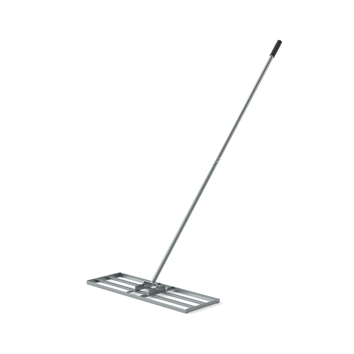 Lawn Leveling Rake Heavy Duty Lawn Level Tool for Soil Farm-Silver