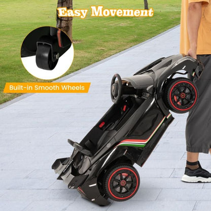 Licensed Lamborghini 4WD Kids Ride-on Sports Car-Black