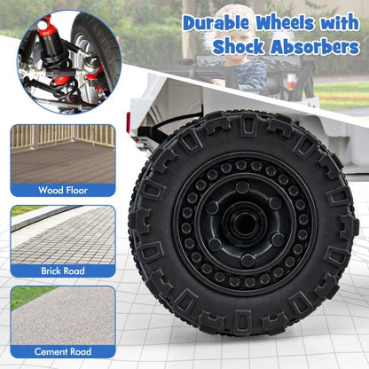 12V 7Ah Licensed Toyota FJ Cruiser Electric Car with Remote Control-White