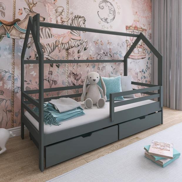 Wooden Single Bed Lila Bed With Storage