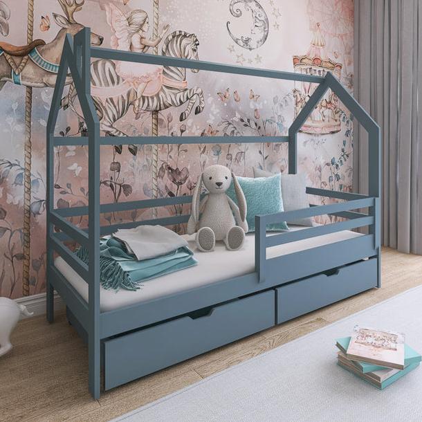 Wooden Single Bed Lila Bed With Storage