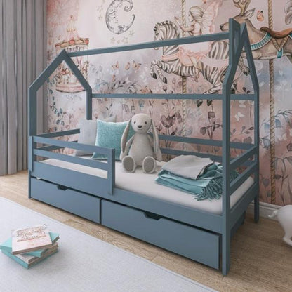 Wooden Single Bed Lila Bed With Storage