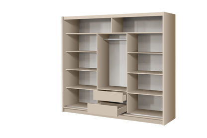 Cashmere Mirrored Sliding Door Wardrobe 250cm – WINDSOR