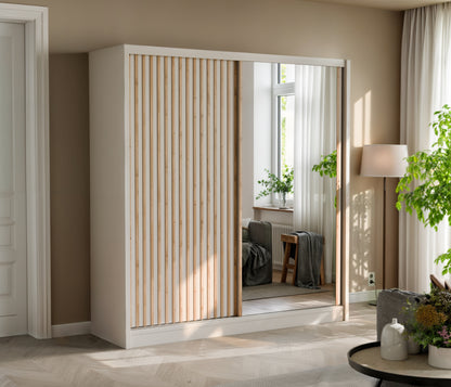 Cashmere Mirrored Sliding Door Wardrobe 203cm – WINDSOR