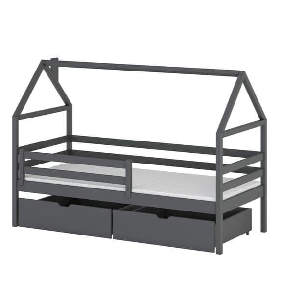 Wooden Single Bed Aaron With Storage