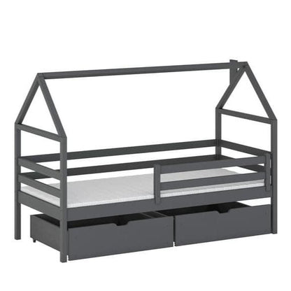 Wooden Single Bed Aaron With Storage