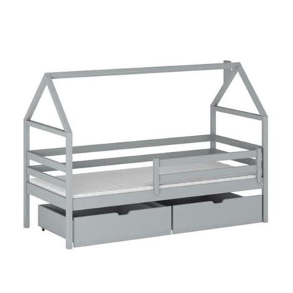 Wooden Single Bed Aaron With Storage