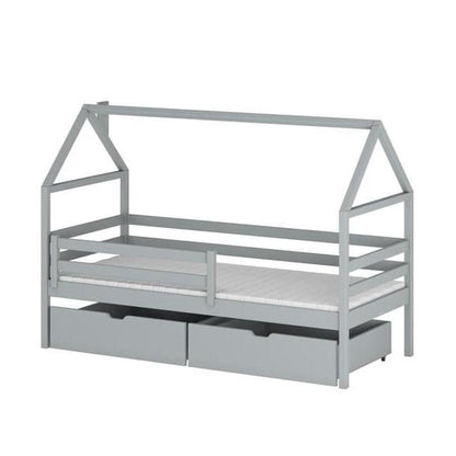 Wooden Single Bed Aaron With Storage