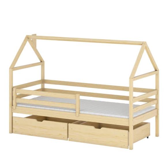 Wooden Single Bed Aaron With Storage