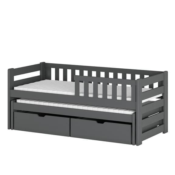 Wooden Double Bed Bolko With Trundle