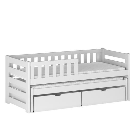 Wooden Double Bed Bolko With Trundle