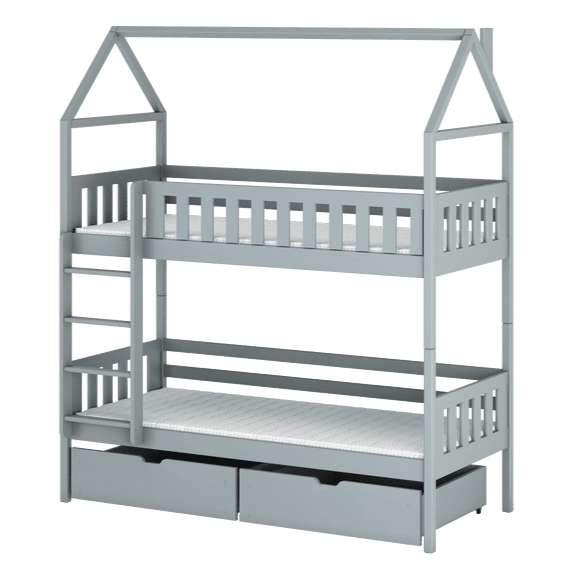 Wooden Bunk Bed Gaja With Storage