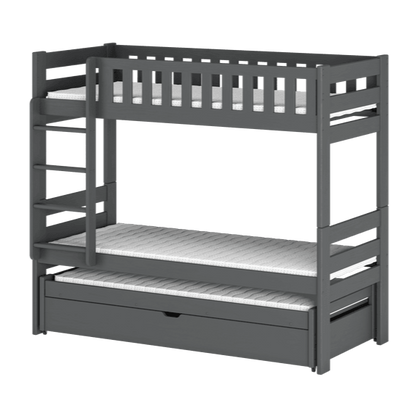 Harvey Bunk Bed with Trundle and Storage