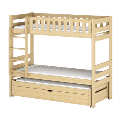 Harvey Bunk Bed with Trundle and Storage