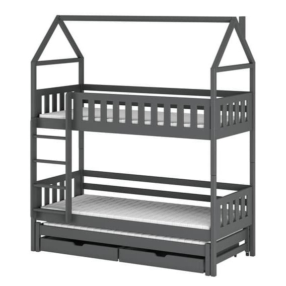 Iga Bunk Bed with Trundle and Storage