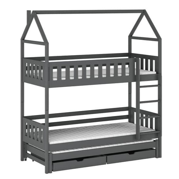 Iga Bunk Bed with Trundle and Storage