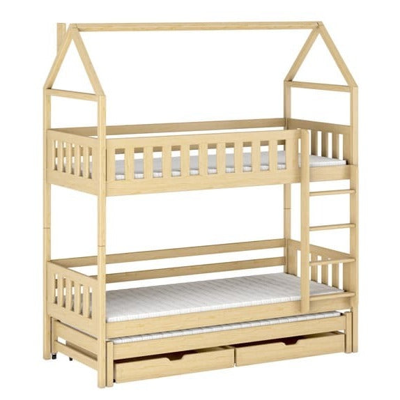 Iga Bunk Bed with Trundle and Storage