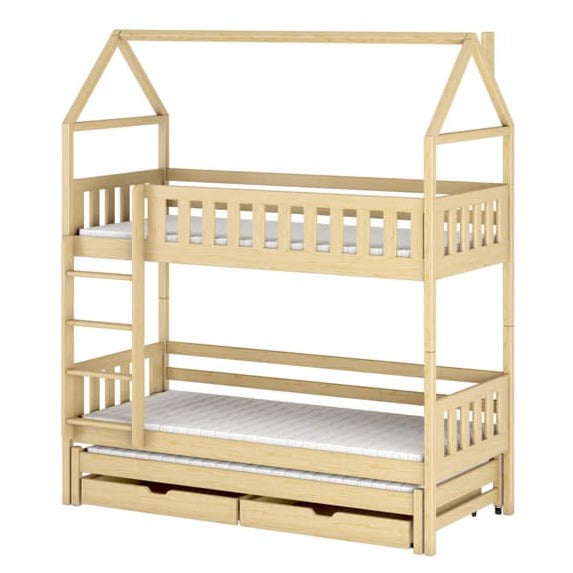 Iga Bunk Bed with Trundle and Storage