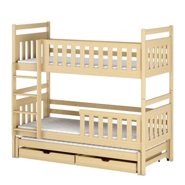 Worthing Klara Bunk Bed with Trundle and Storage