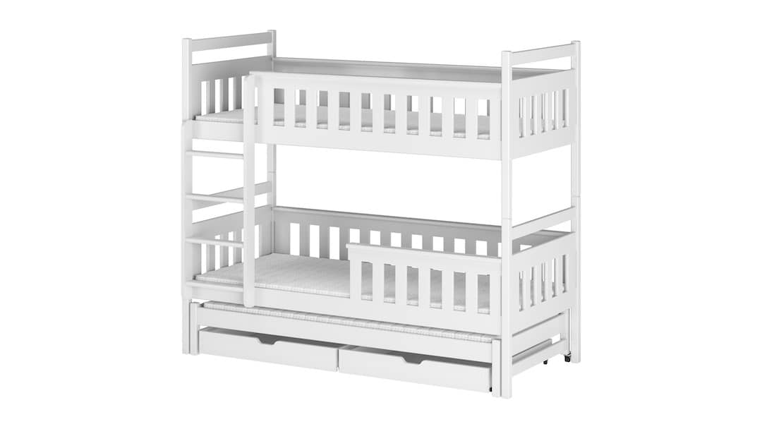 Cirencester Kors Bunk Bed with Trundle and Storage