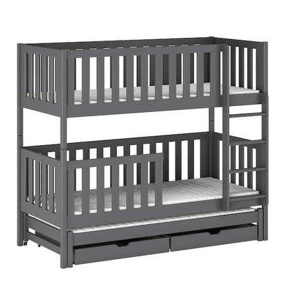 Lea Bunk Bed with Trundle and Storage