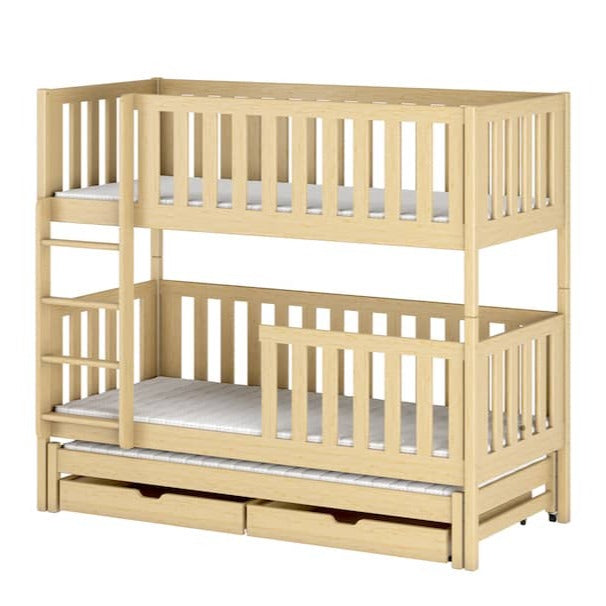 Lea Bunk Bed with Trundle and Storage