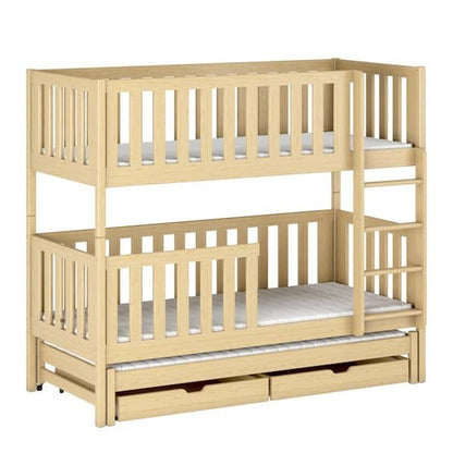 Lea Bunk Bed with Trundle and Storage