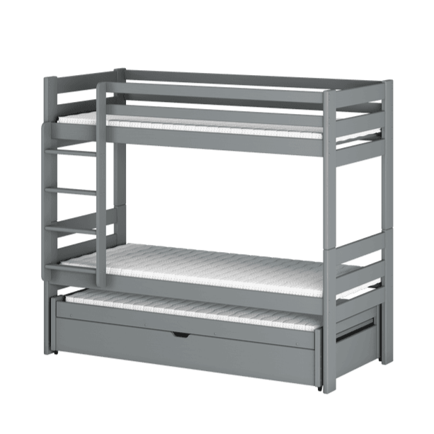 Lessi Bunk Bed with Trundle and Storage