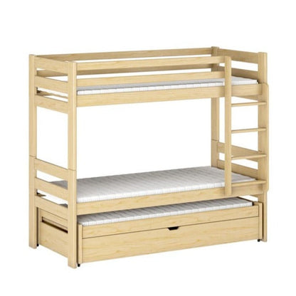 Lessi Bunk Bed with Trundle and Storage