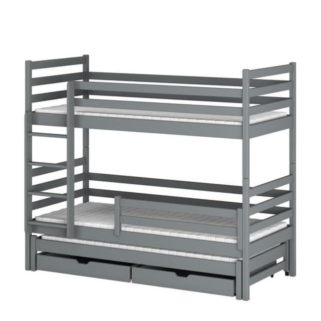 Luke Bunk Bed with Trundle and Storage