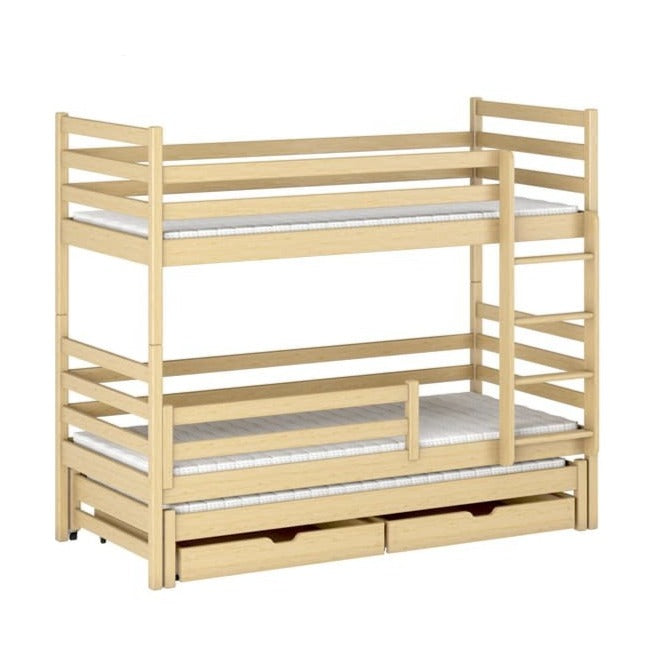 Luke Bunk Bed with Trundle and Storage