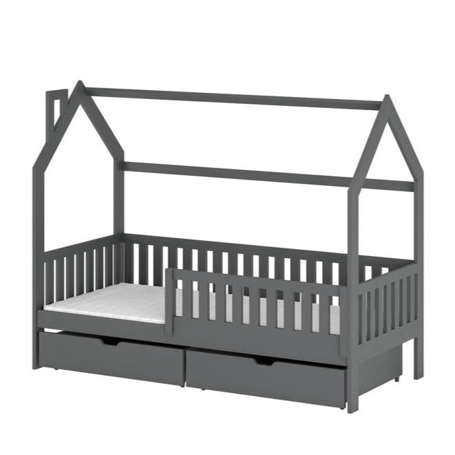 Sevenoaks Wooden Single Bed Natan With Storage