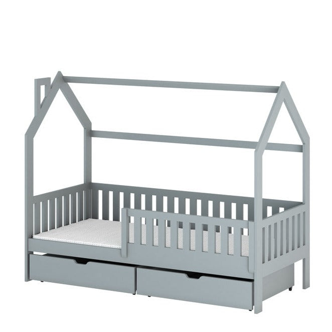 Sevenoaks Wooden Single Bed Natan With Storage