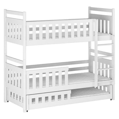 Wooden Bunk Bed Olivia With Trundle