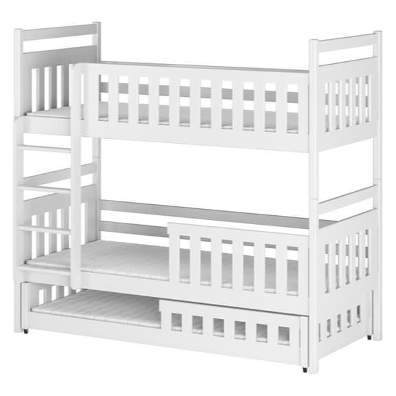 Wooden Bunk Bed Olivia With Trundle