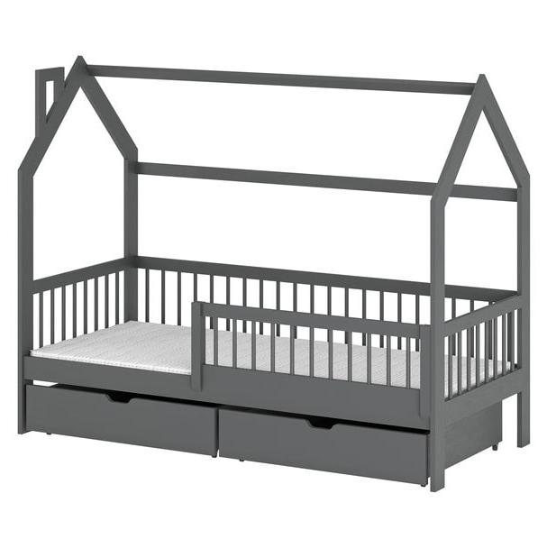 Wooden Single Bed Oskar With Storage